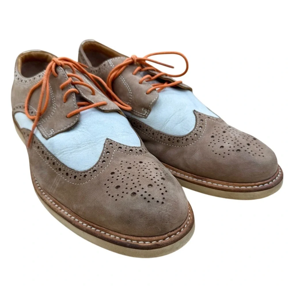 SPERRY‎ Topsider Gold Cup Wingtip Oxford Shoes, Nubuk, Men's 12, VGUC